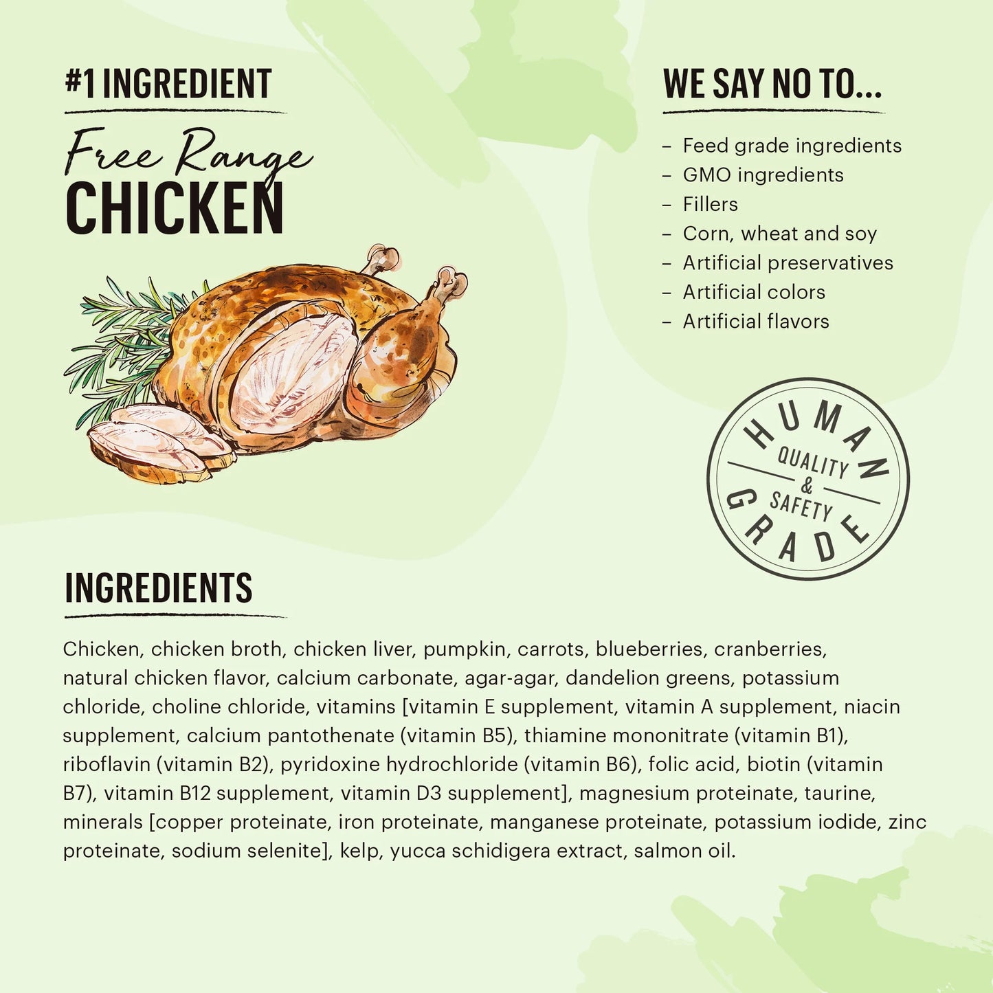 Honest Kitchen Cat Grain Free Patty Chicken(5.5 OZ Canned)