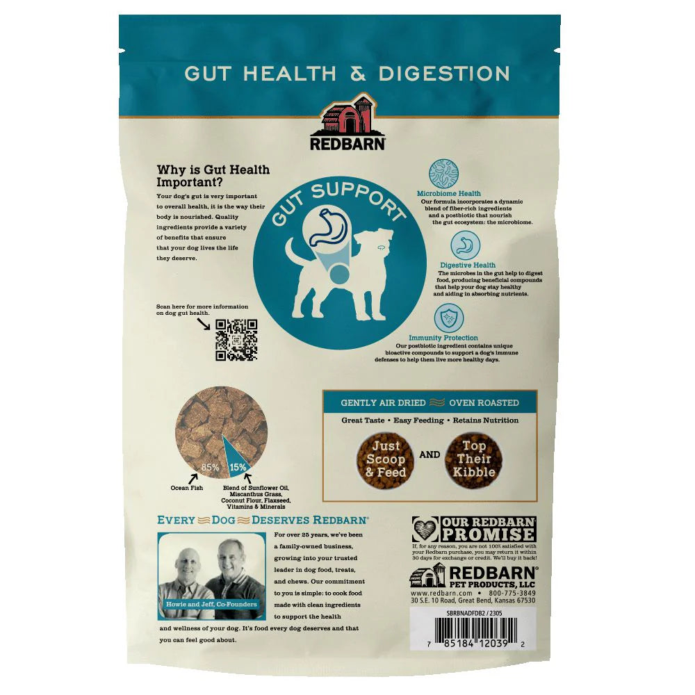 Red Barn Gently Dog Air Dried Gut Health and Digestion Fish Recipe(2 LB Bag)