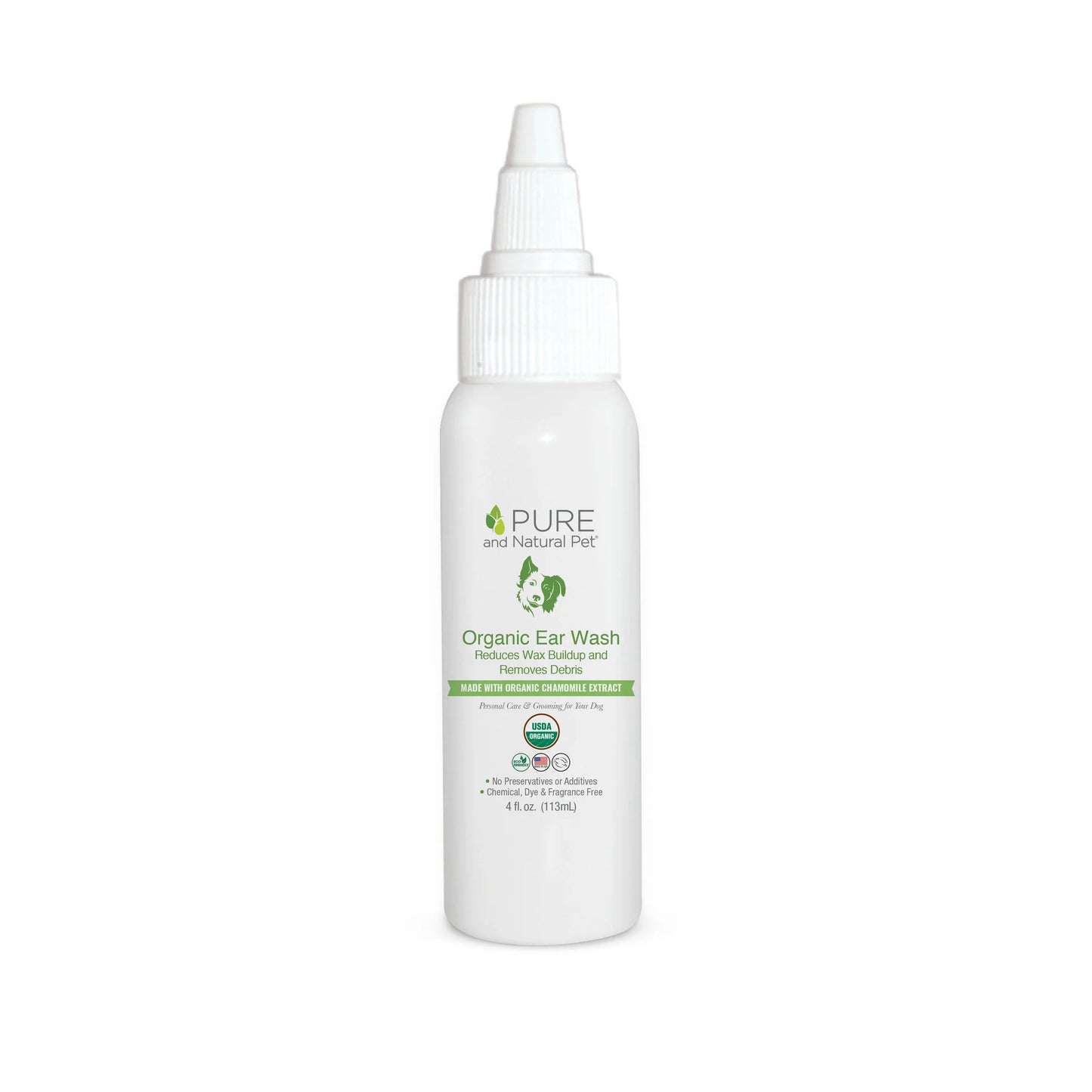 Pure and Natural Pet-Organic Ear Wash