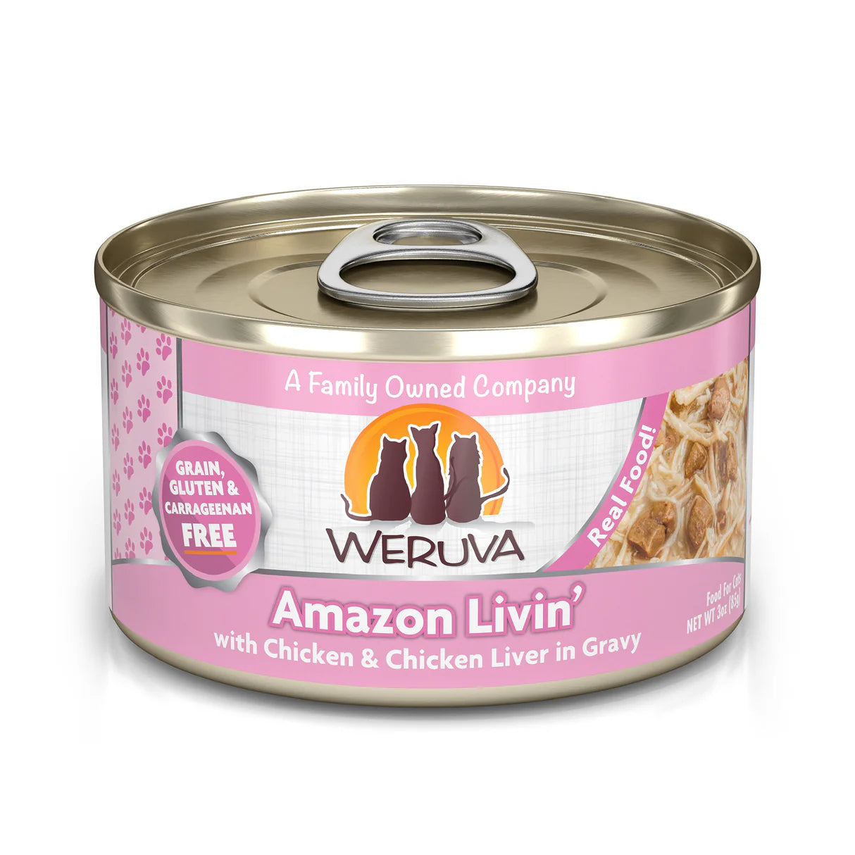 Weruva Cat Grain Free Chicken & Chicken Liver in Gravy (5.5 OZ Canned)
