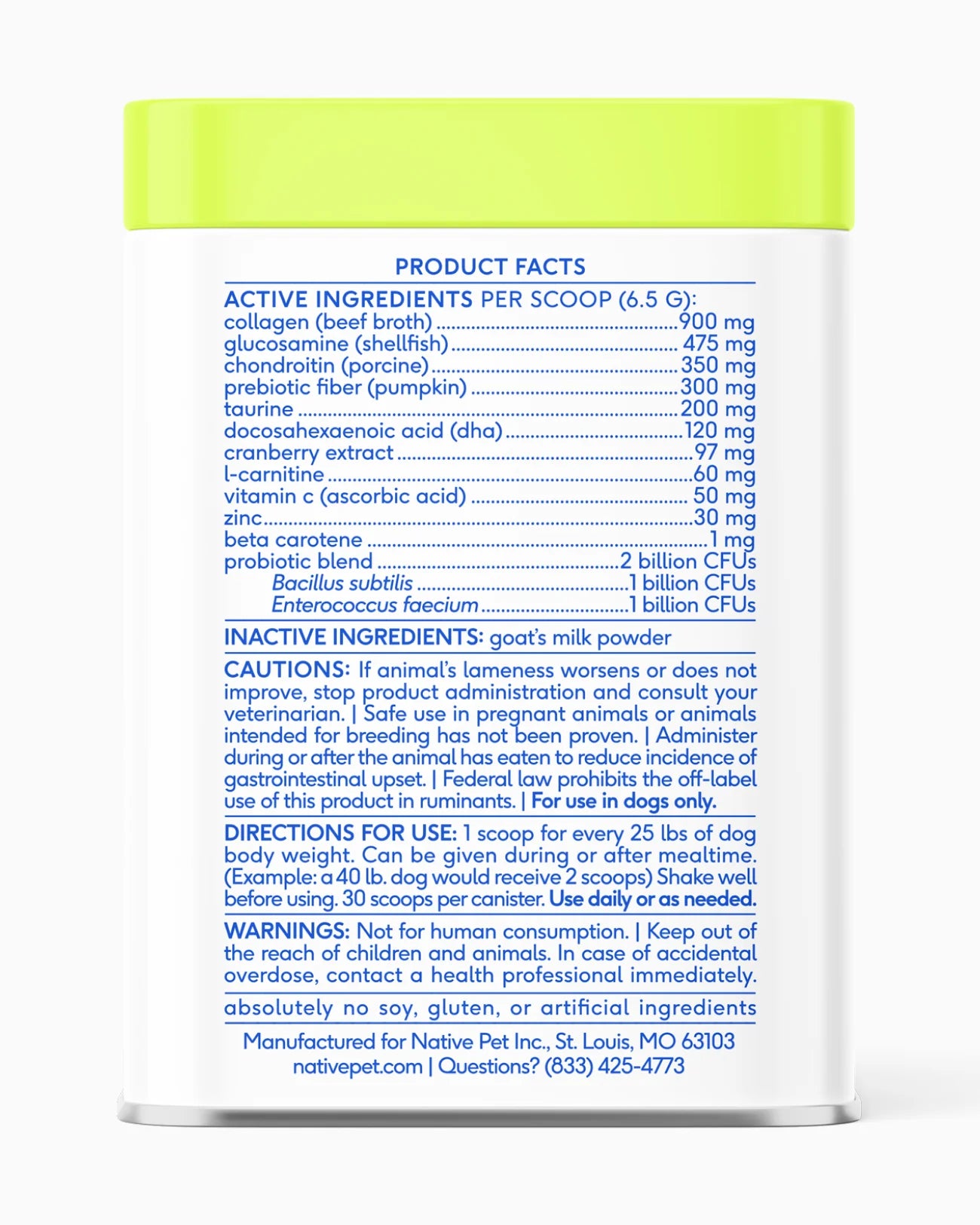 Native Pet Daily Supplement (7 OZ)