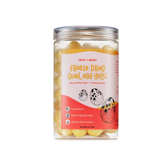 Freeze Dried Quail Egg Yolk Cat & Dog Treats