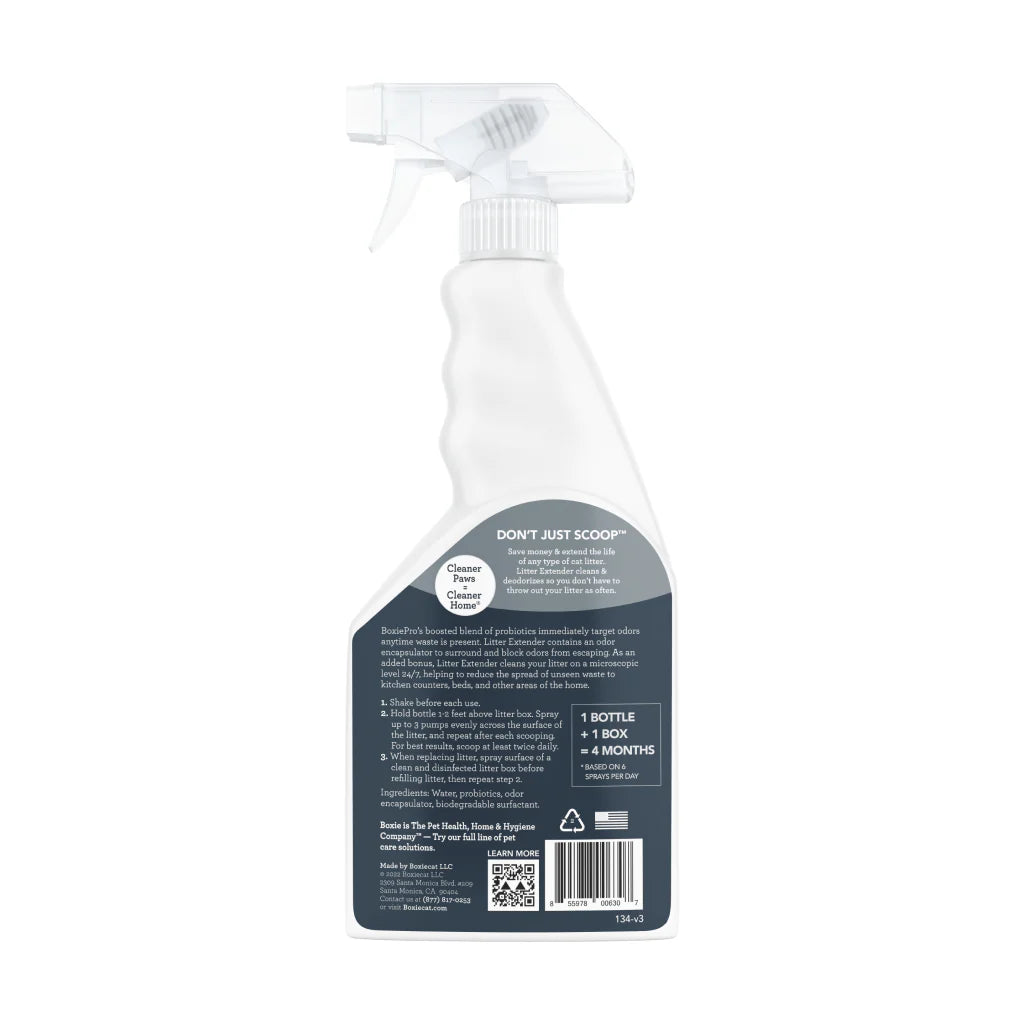 Boxie Scoop & Spray Litter Extender(24 fluid Oz)