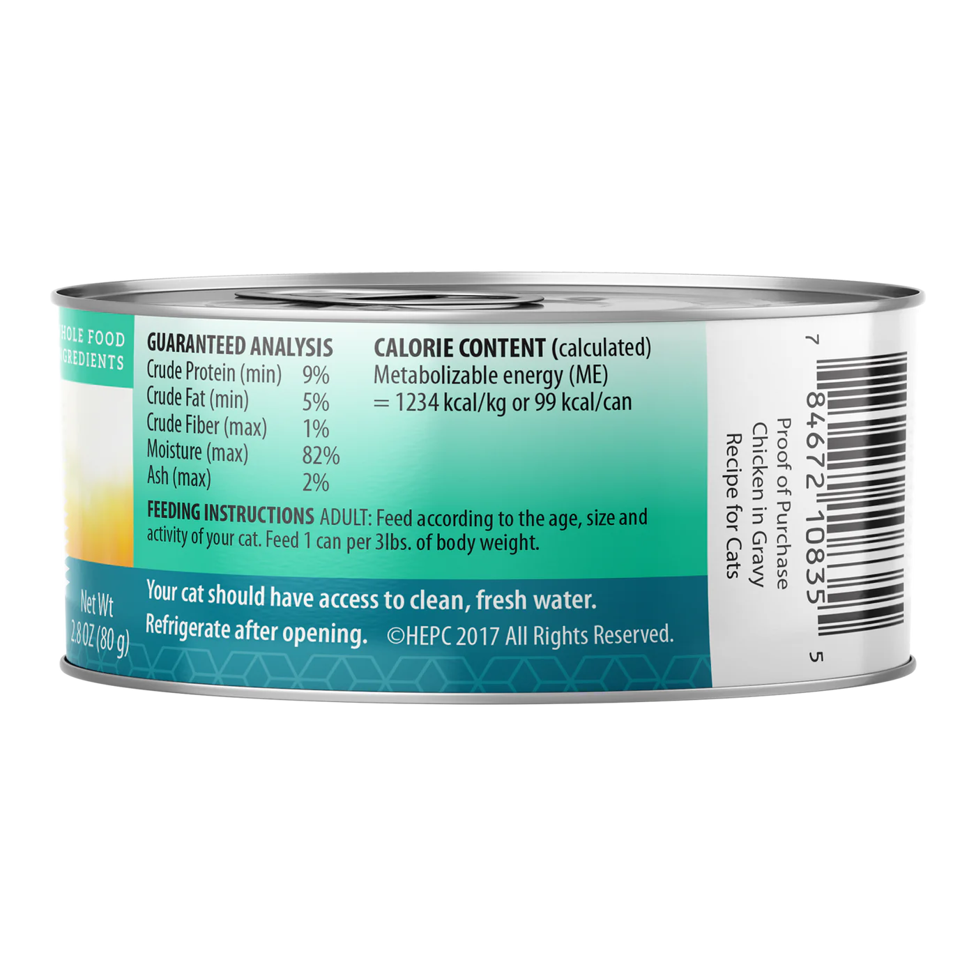 Health Extension Cat Grain Free Chicken In Gravy(2.8 OZ Canned)
