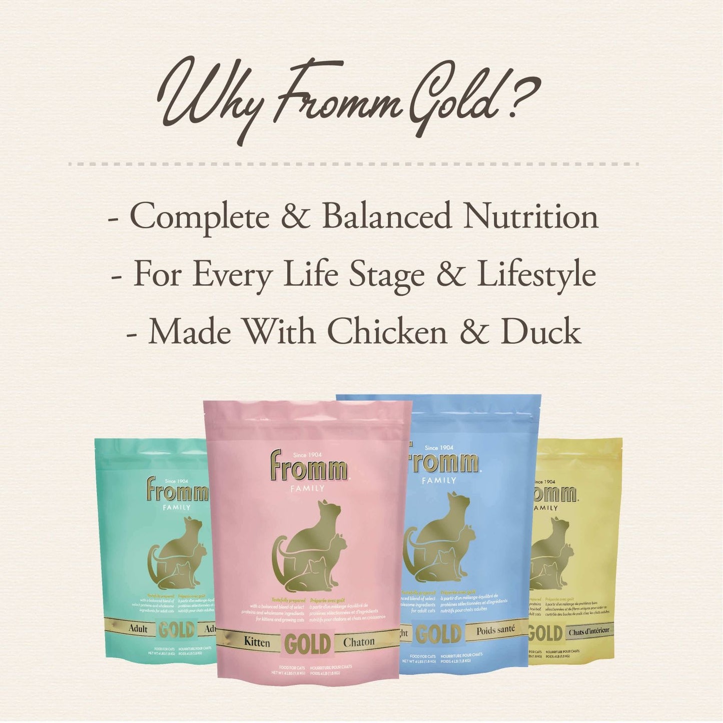 Fromm Family Pet Food Kitten Pink Gold (10 LB Bag)
