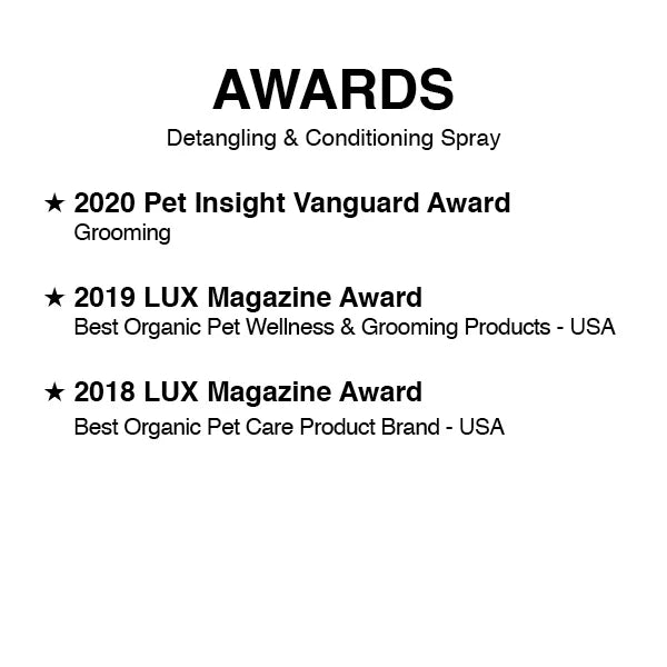 Pure & Natural Pet Detangling & Conditioning Spray(16 FL OZ Bottle)