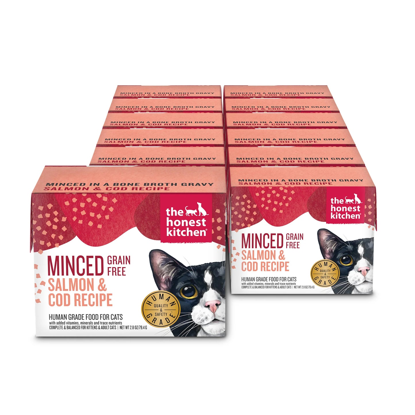 Honest Kitchen Cat Grain Free Salmon & Cod In Fish Broth Gravy (5.5 OZ Canned)
