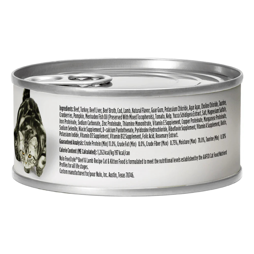 Nulo Cat Grain Free Beef & Lamb(5.5 OZ Canned)