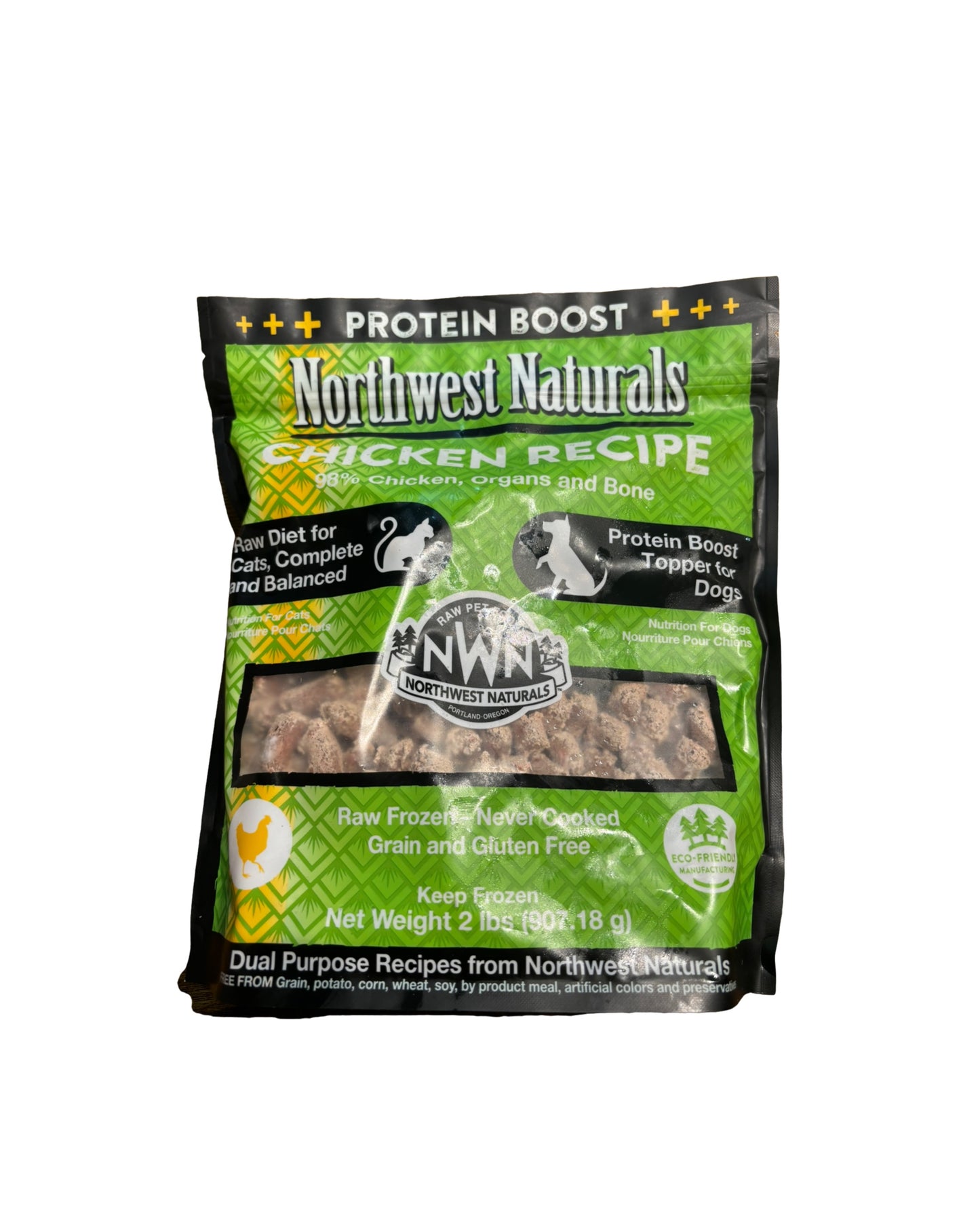 Northwest Naturals Chicken Recipe Raw Frozen, Protein Boost (2lb)