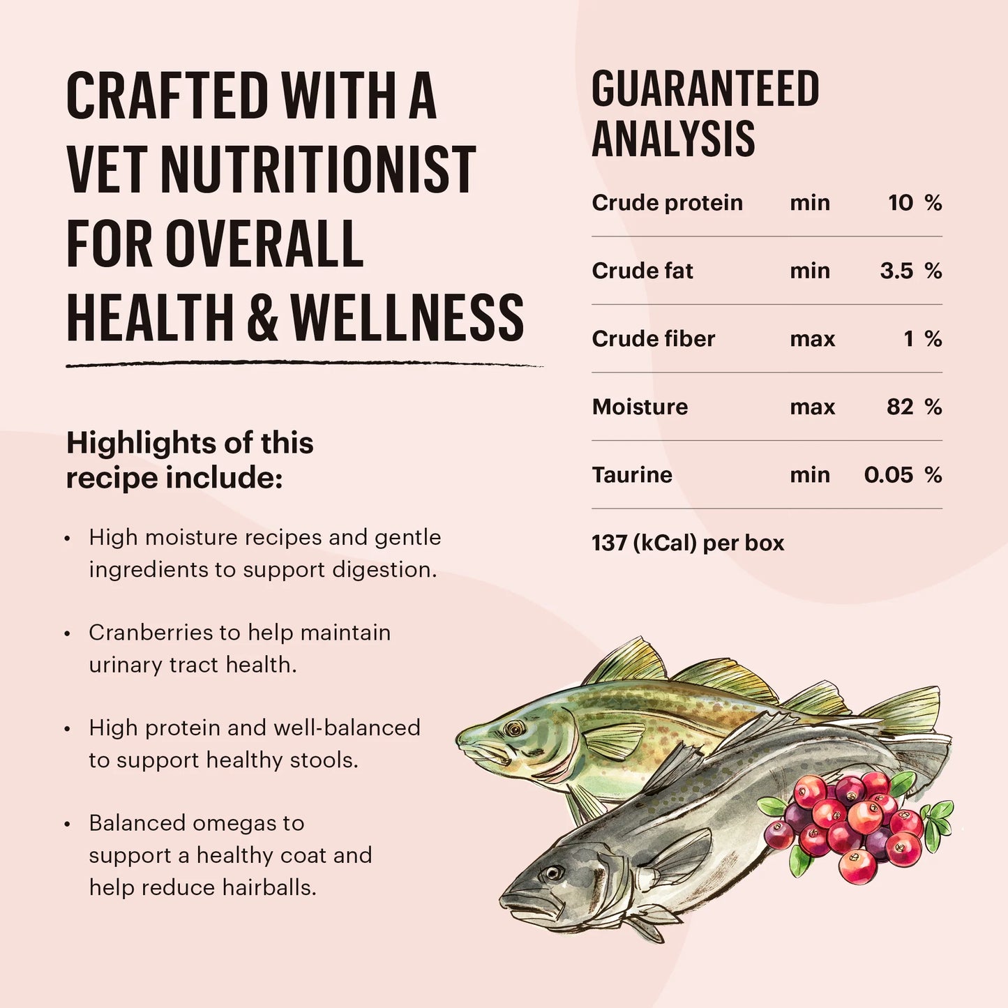 Honest Kitchen Cat Grain Free Salmon & Cod In Fish Broth Gravy (5.5 OZ Canned)