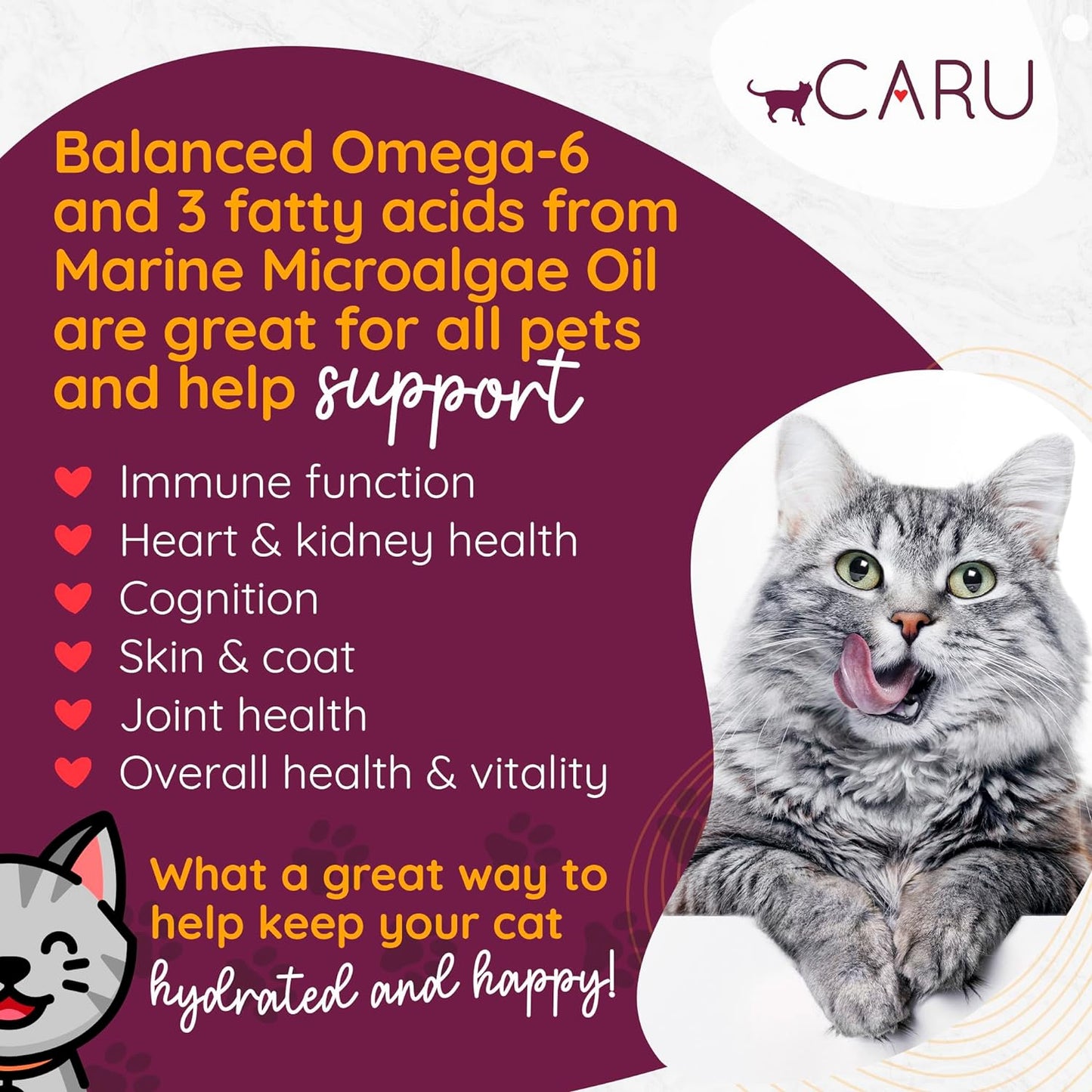 Caru Cat Wet Food Classics Wild Salmon&Turkey Stew Healthy Functional Topper Balanced Omega Blends(5.5 oz Cartons)