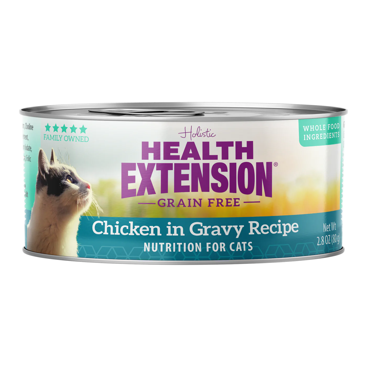 Health Extension Cat Grain Free Chicken In Gravy 2.8 OZ Canned Pet Foods