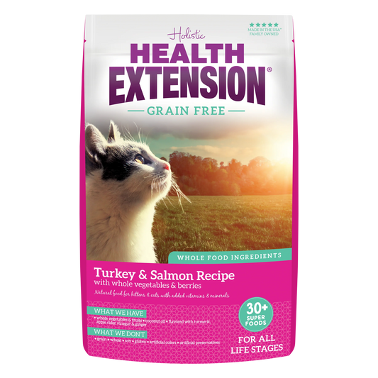 Health Extension Cats Grain Free Turkey & Salmon(4 LB Bag)
