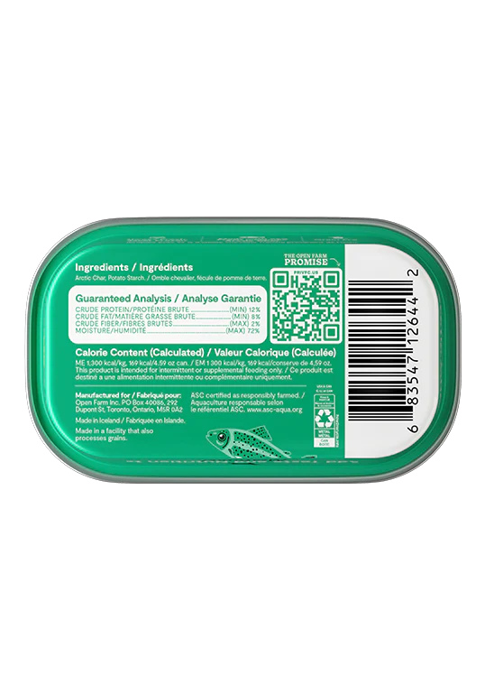 Open Farm Arctic Char Meal Topper
