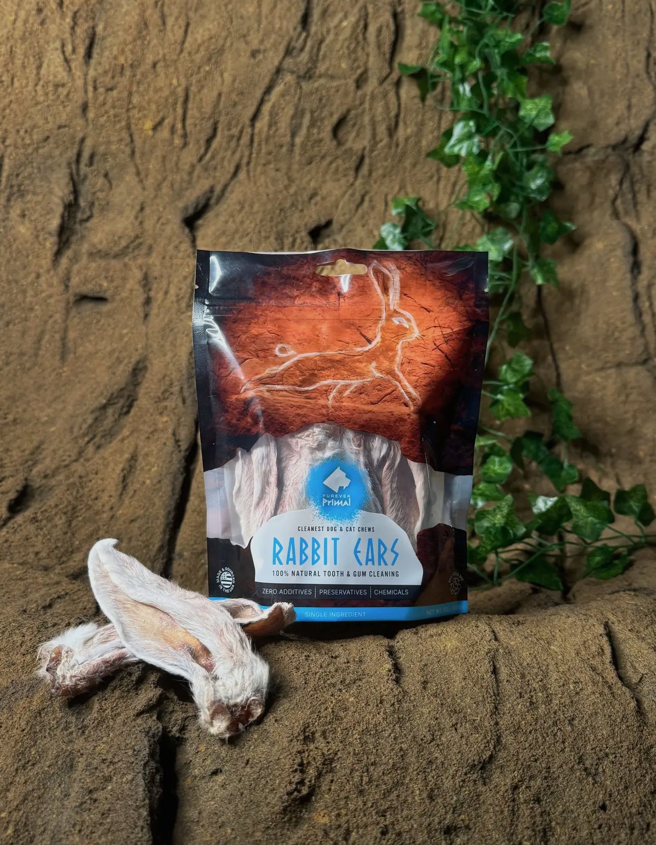 Furever Primal Rabbit Ears (Bag of 15)