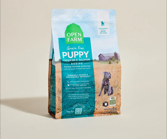 Open Farm Grain Free Puppy- Chicken & Salmon Recipe 4lbs