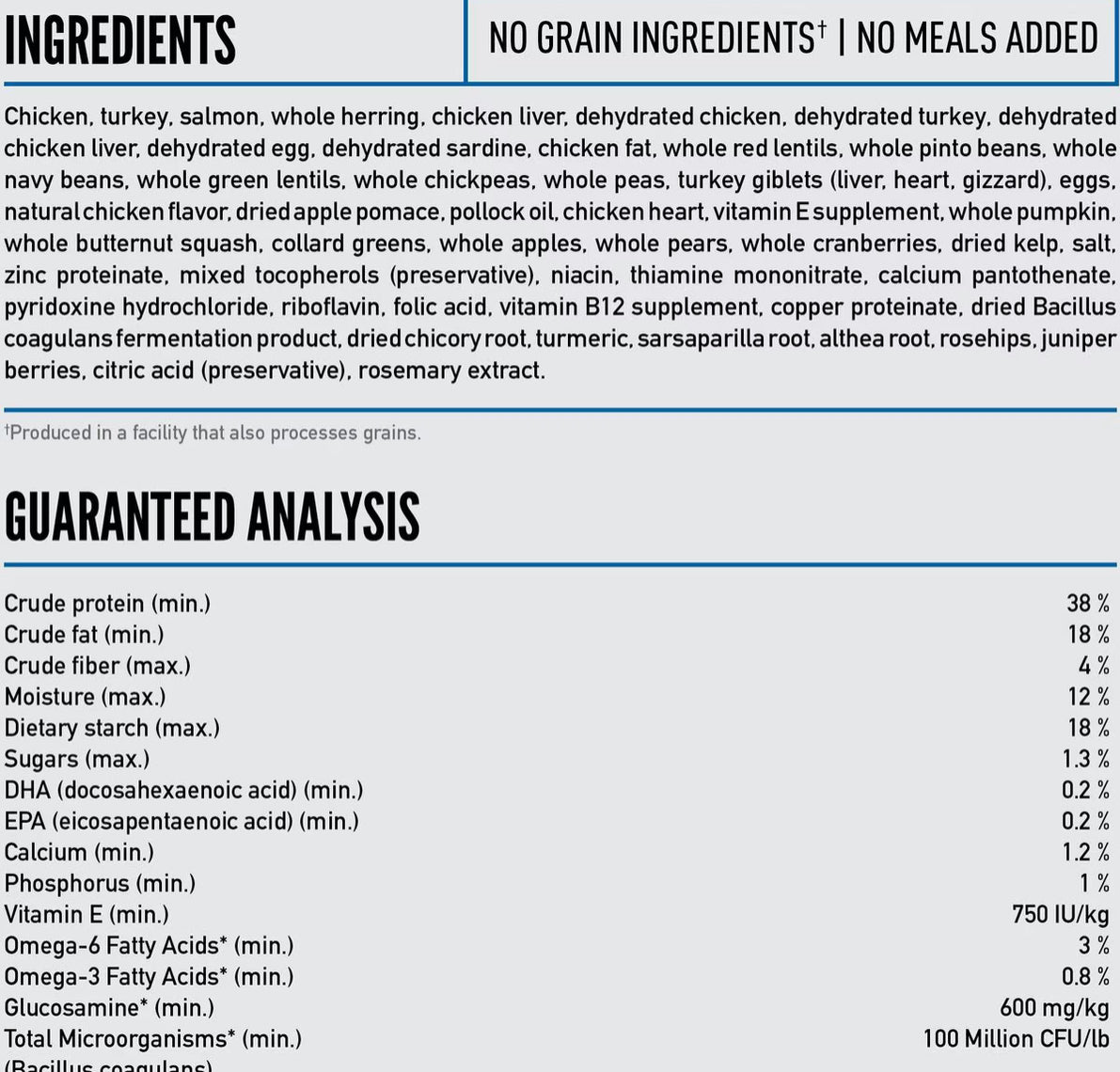 ORIJEN Grain Free, Original, High Protein, Fresh & Raw Animal Ingredients Dry Dog Food, 4.5 lbs.