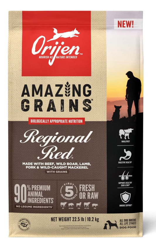 ORIJEN Amazing Grains™, Regional Red 4lb