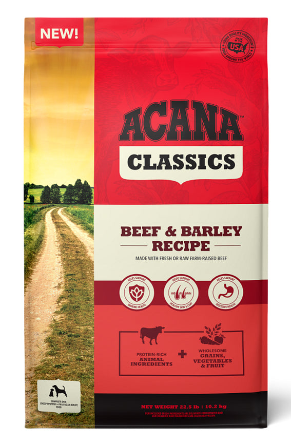 Acana Classics Beef & Barley Recipe 4lb