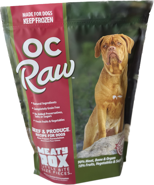 OC Raw Beef & Produce Rox (7lb)
