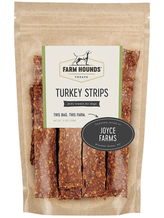 Farm Hounds Brand Turkey Flavor Strips ( 4 OZ) bag