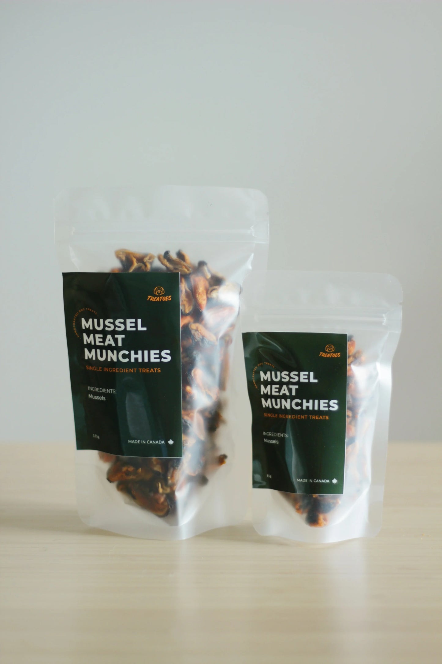 Treatos Mussel Meat Munchies (135g Bag)