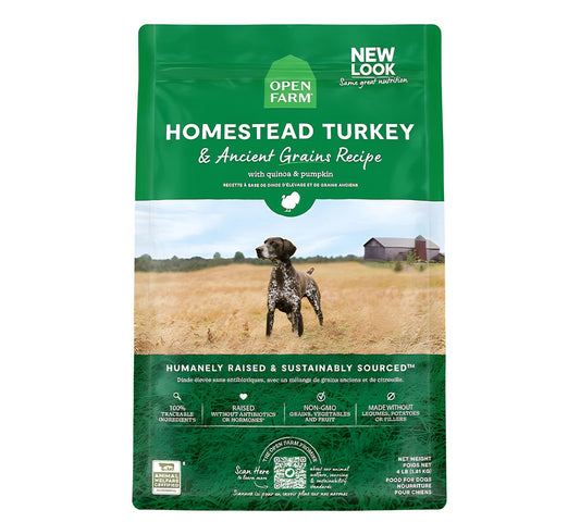 Open Farm Dog Homestead Turkey & Ancient Grains