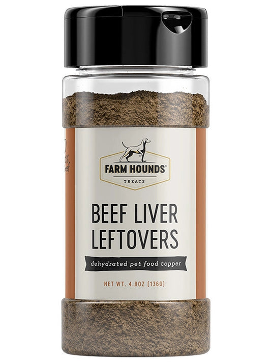 Farm Hounds Beef Liver Leftovers Topper (4.8 OZ Bottle)