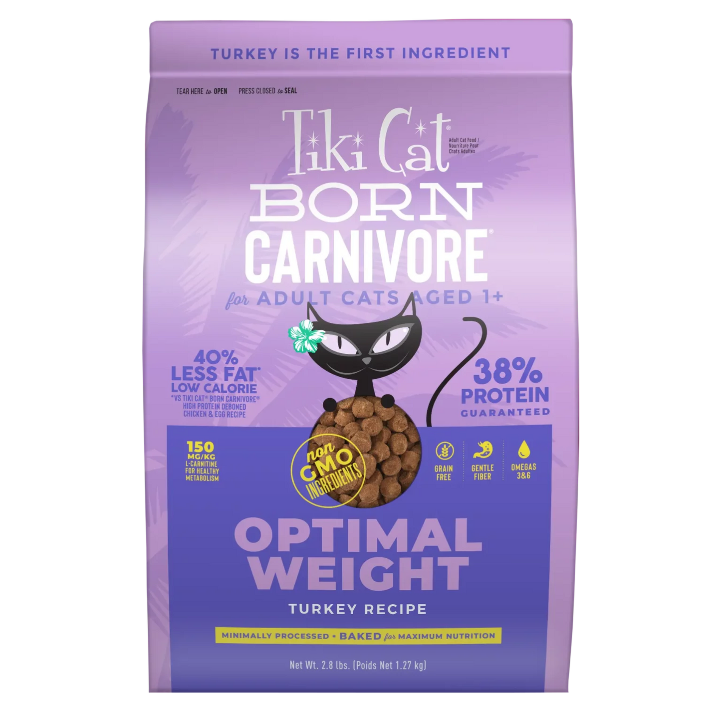 Tiki Pets Cat Optimal Weight Turkey Recipe (5.6 Lb Bag)