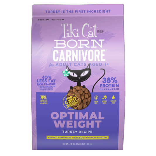 Tiki Pets Cat Optimal Weight Turkey Recipe (5.6 Lb Bag)