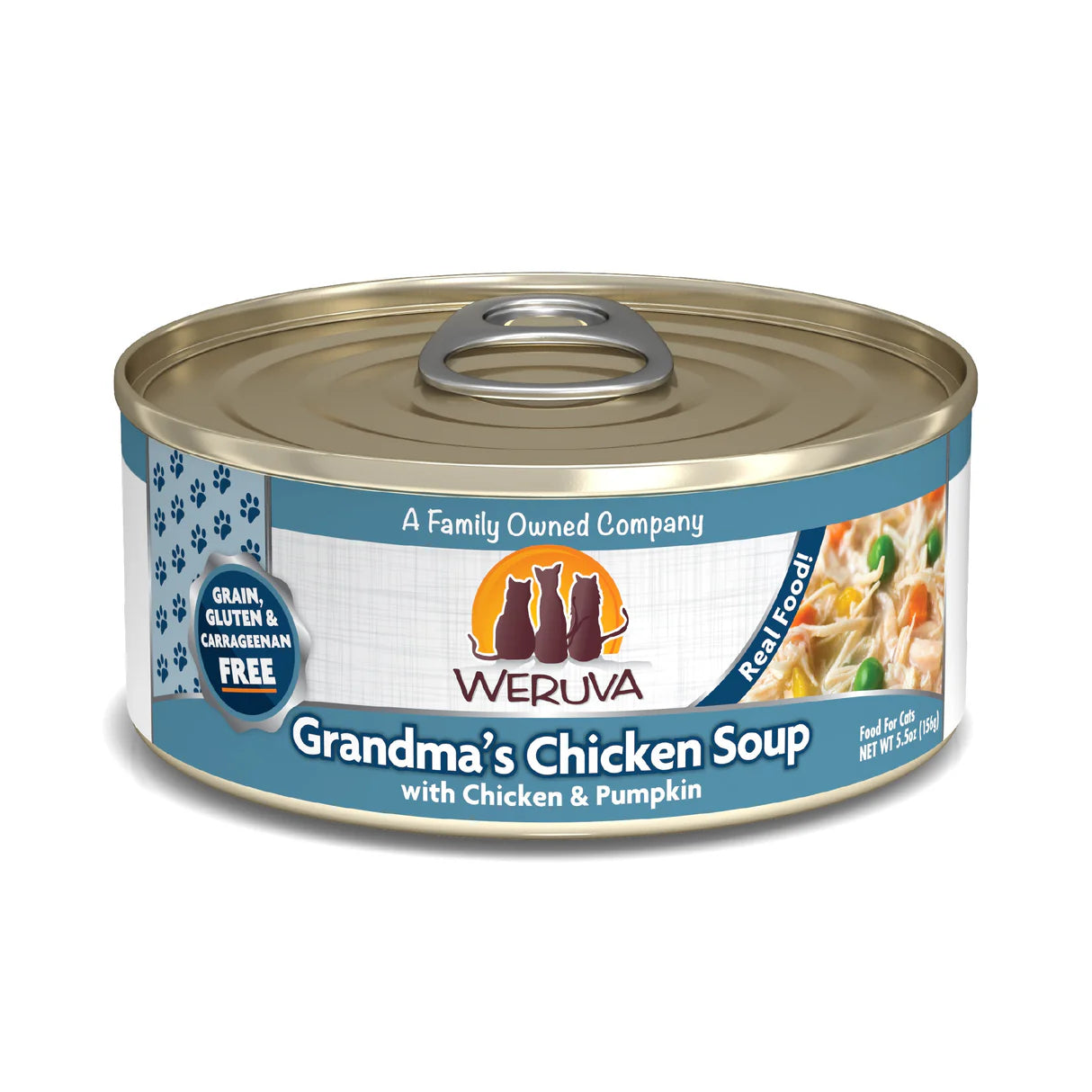 Weruva Cat Grain Free Chicken & Pumpkin(5.5 OZ Canned)