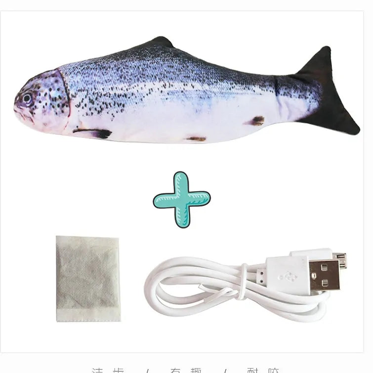 Realistic Fish Chew Toy for Cats