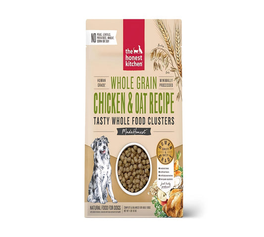 Honest Kitchen Dog Whole Grain Chicken & Oat Recipe(5 LB Bag)