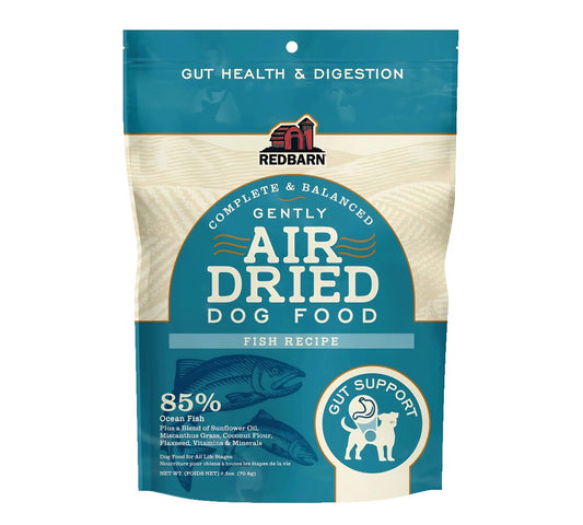 Red Barn Gently Dog Air Dried Gut Health and Digestion Fish Recipe(2 LB Bag)