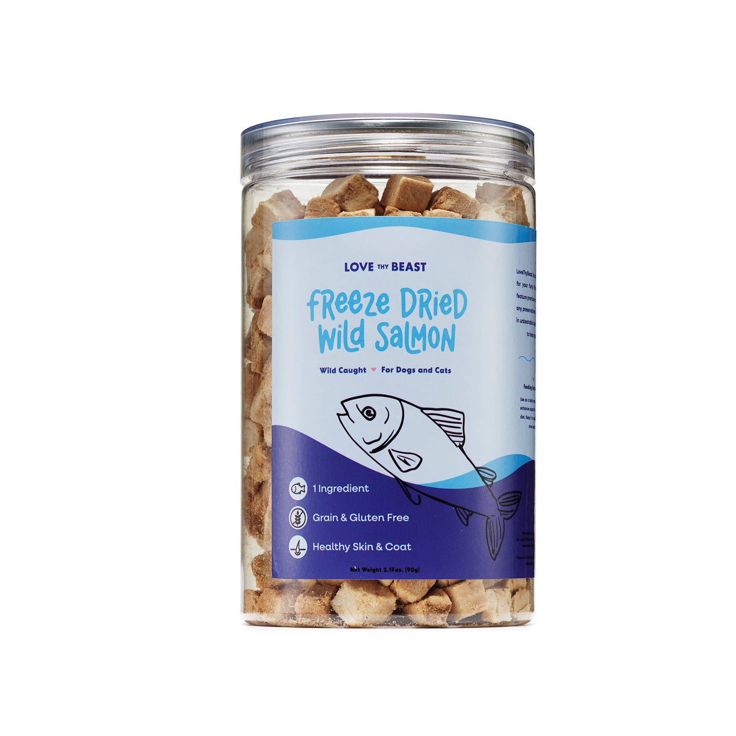 Freeze Dried Wild Salmon Cat & Dog Treats