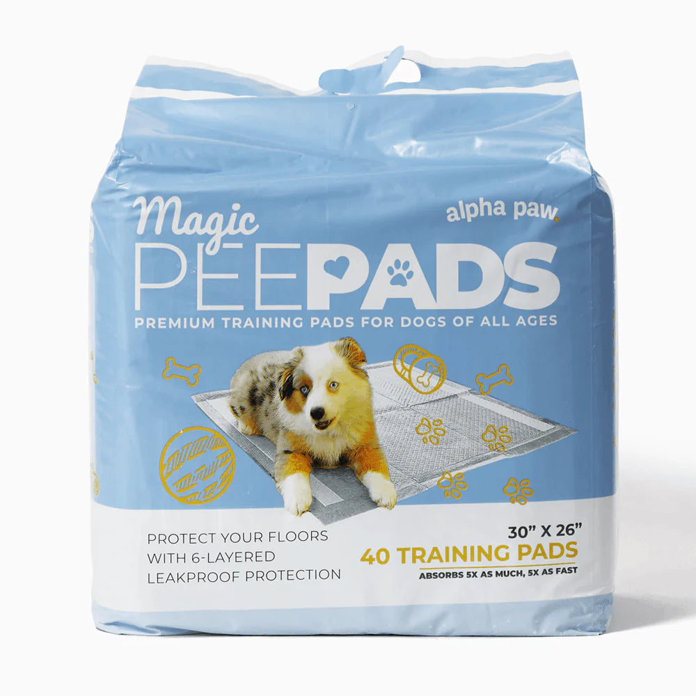 Alpha Paw Magic PeePads Premium Training Pads For Dogs Of All Ages(30X26 Pad Size)