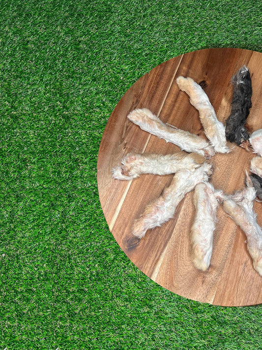 Rabbit Feet 75pc Bulk Dog Chew Natural Single Ingredient