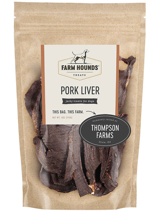 Farm Hounds Brand Treats Pork Liver Flaver ( 4 OZ) bag