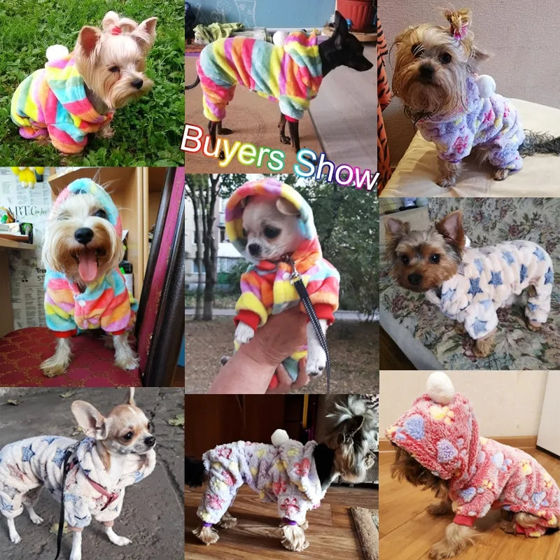 Fleece Pajamas For Dogs