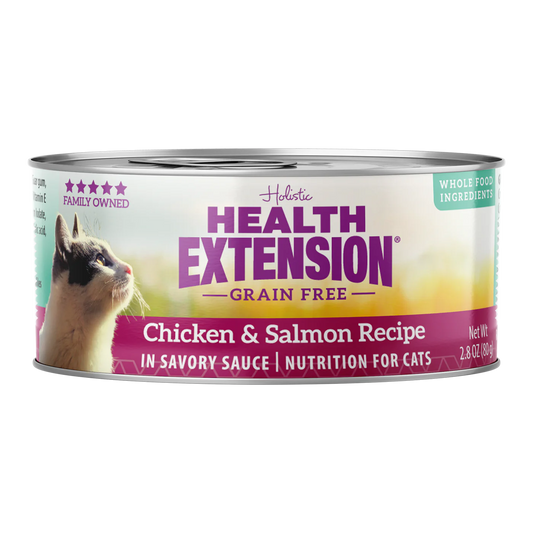 Health Extension Cat Grain Free Chicken & Salmon(2.8 OZ Canned)