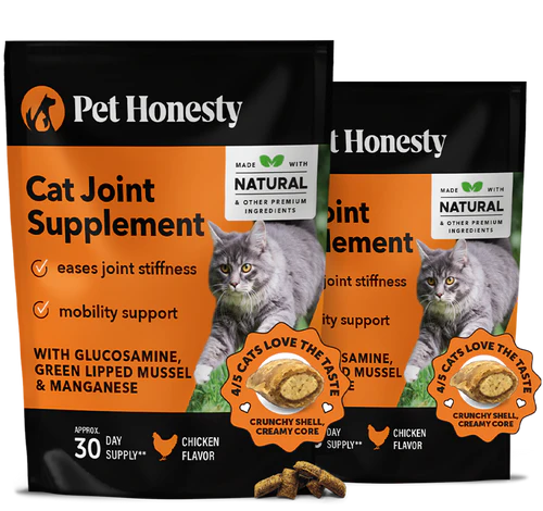 Pet Honesty Cat Chicken Flavor Hip + Joint Health(3.6 OZ Bag)