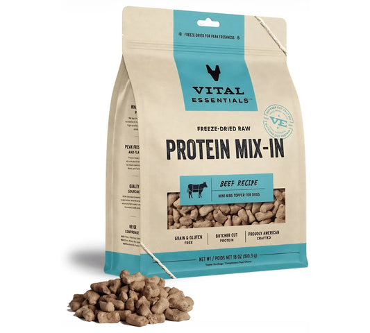 Vital Essentials Dog Beef Protein Mix(18 OZ Bag)