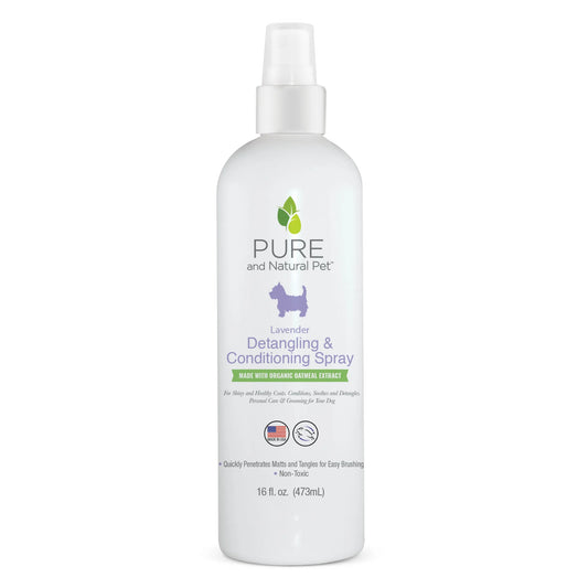 Pure & Natural Pet Detangling & Conditioning Spray(16 FL OZ Bottle)