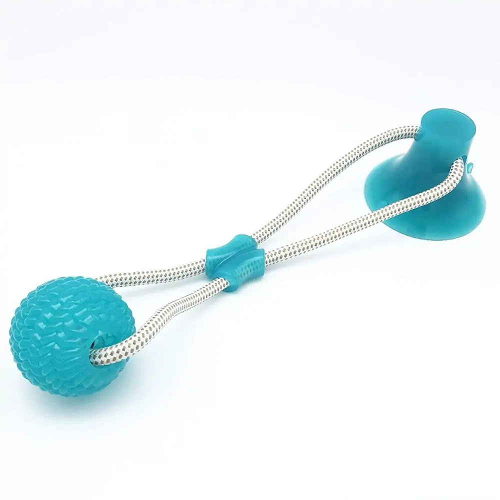 Interactive Suction Cup Dog Toy with Ball