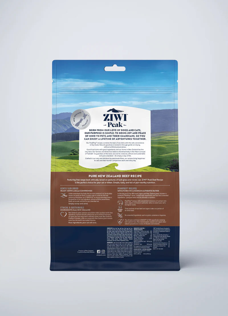 Ziwi Peak Cat Beef Air Dried(2.2 LB Bag)