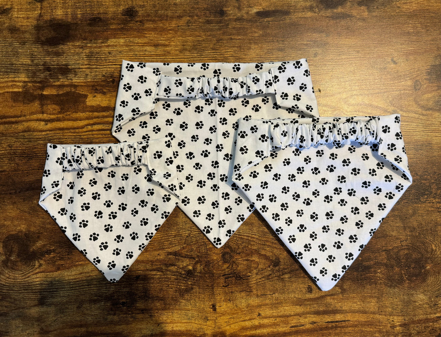 Paw Print Scrunchie Bandanna
