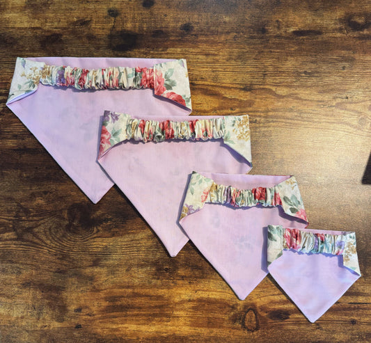Flower Garden Scrunchie Bandanna