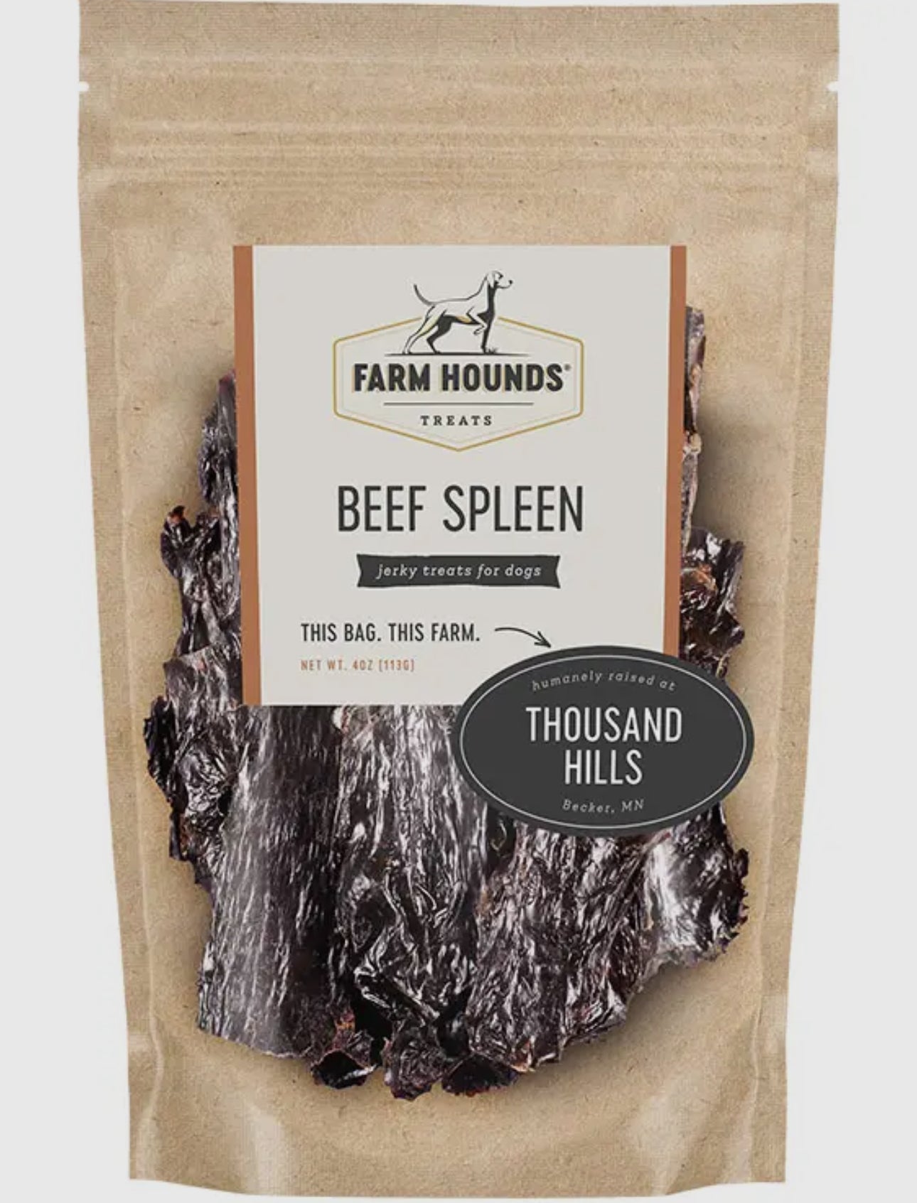 Farm Hounds Beef Spleen (4 OZ)