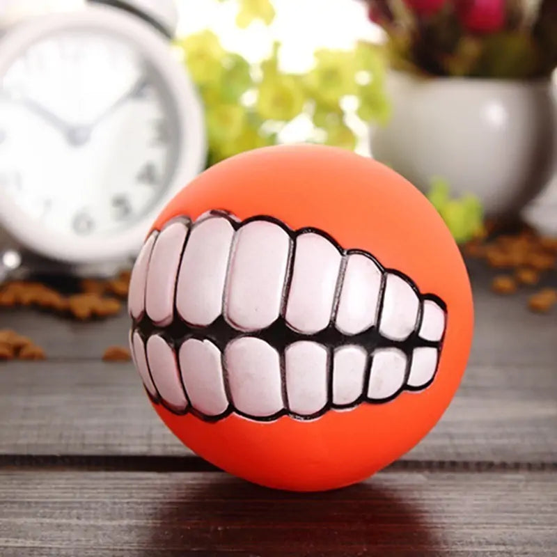 Ball Teeth Silicon Chew Toys for Large Breed Dog