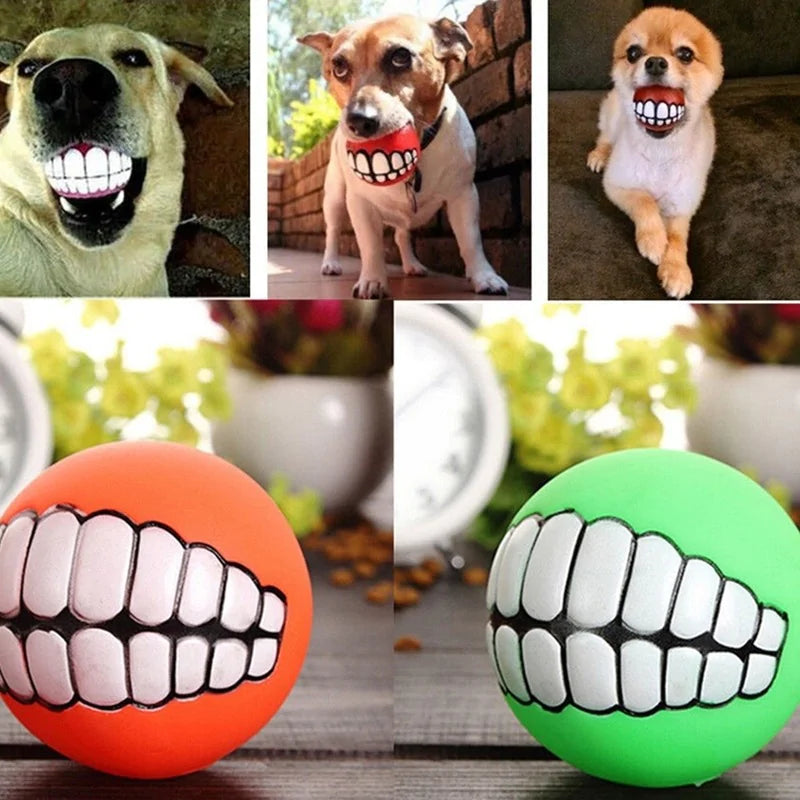 Ball Teeth Silicon Chew Toys for Large Breed Dog